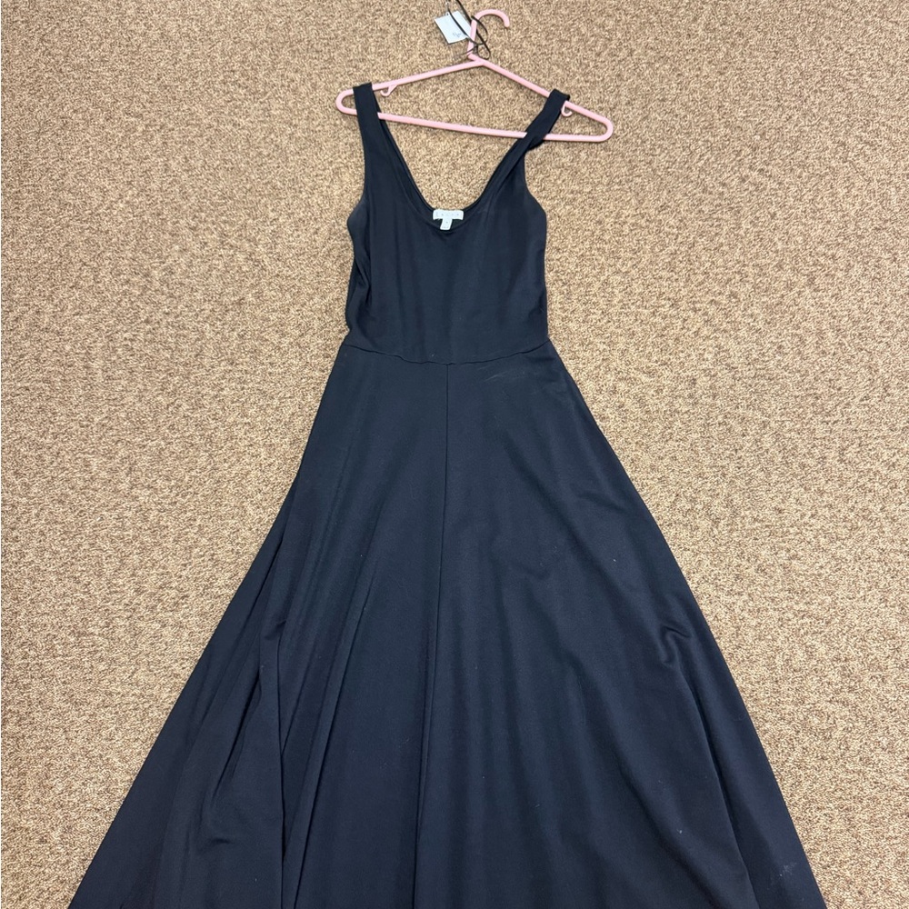 Leith Black Backless Maxi Dress